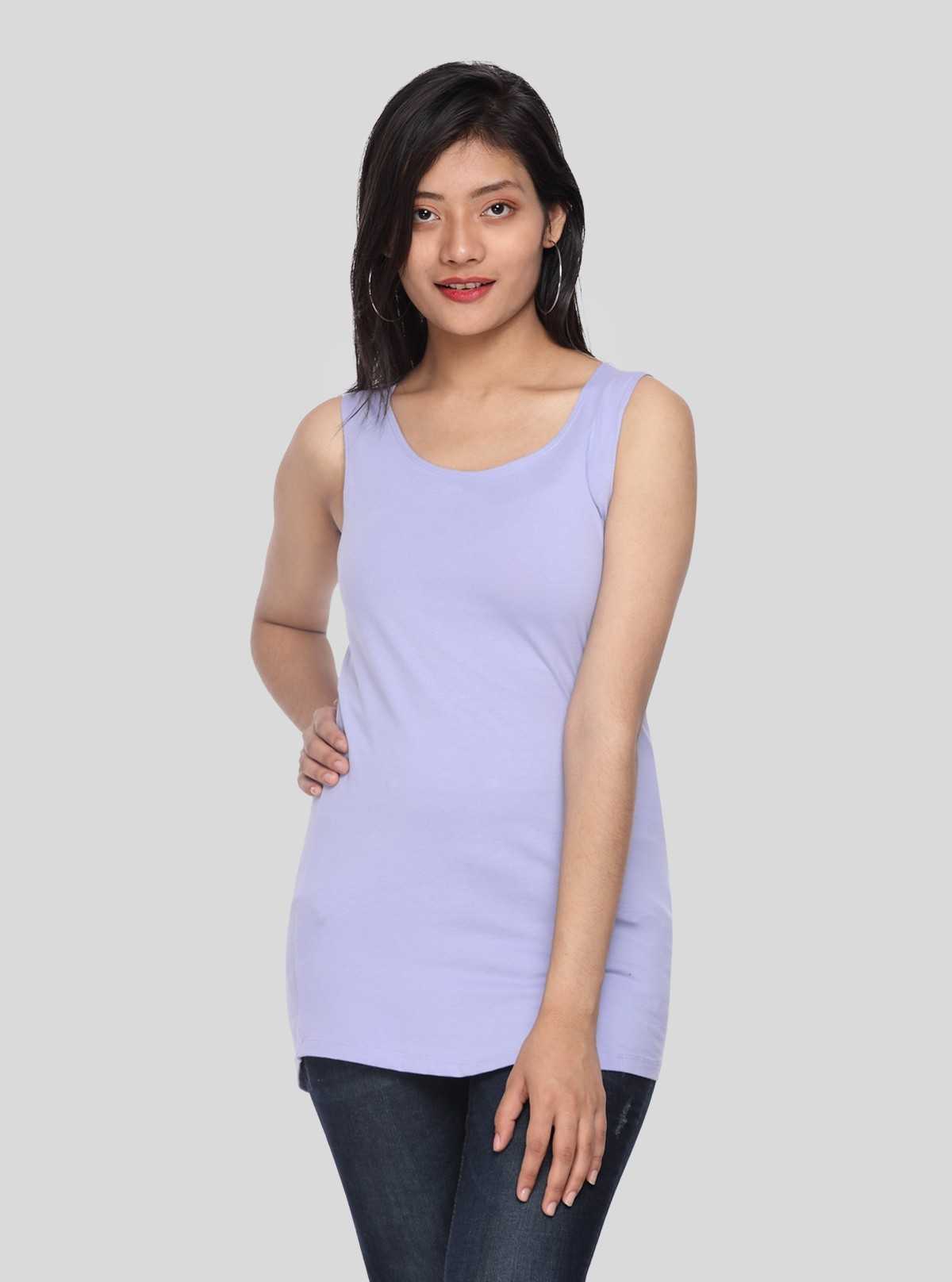 Lilac Womens Sleeveless Top