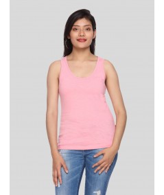 Women’s Solid Pink Sleeveless Top – Boer and Fitch