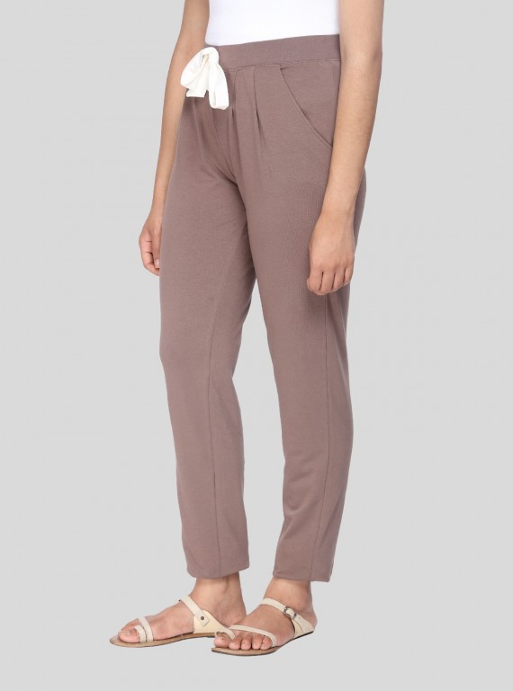 Brown Jersey Leisure Pant