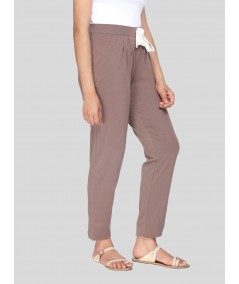 Brown Jersey Leisure Pant