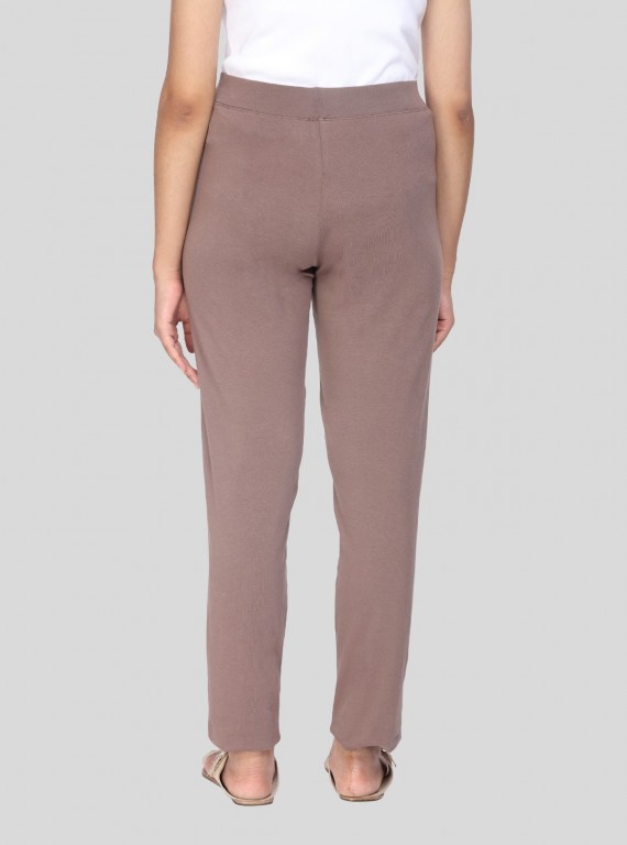 Brown Jersey Leisure Pant