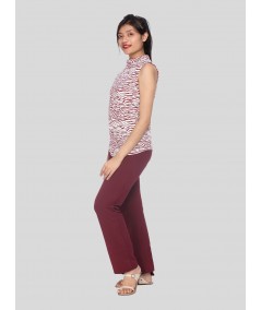 Burgundy Long Pant