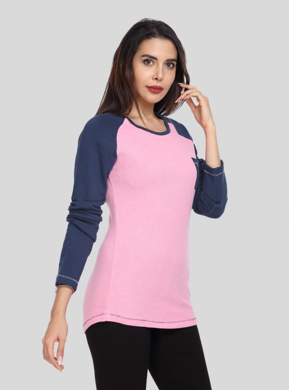 Pink Fleece Sweat Shirt