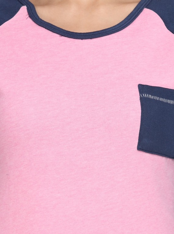 Pink Fleece Sweat Shirt