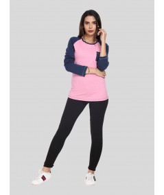 Pink Fleece Sweat Shirt