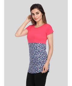 Festive Flora Womens Top