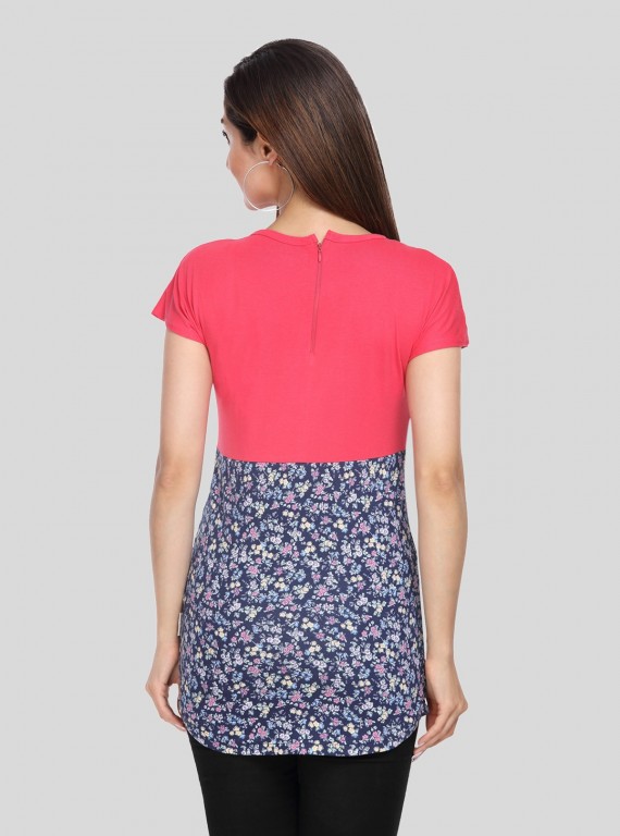 Festive Flora Womens Top