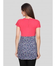 Festive Flora Womens Top