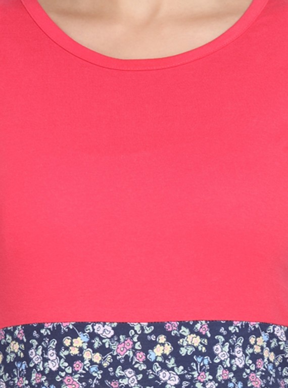 Festive Flora Womens Top