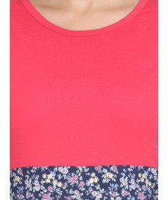 Festive Flora Womens Top