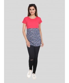Festive Flora Womens Top