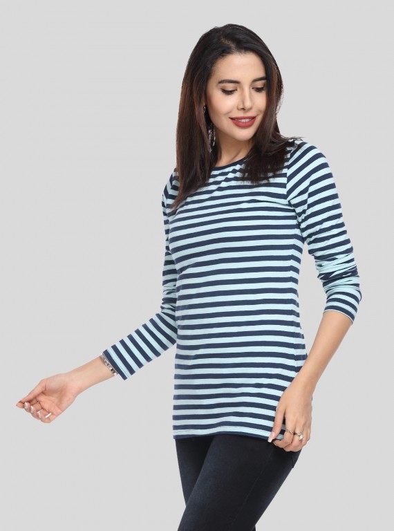 Stripped Sky Top