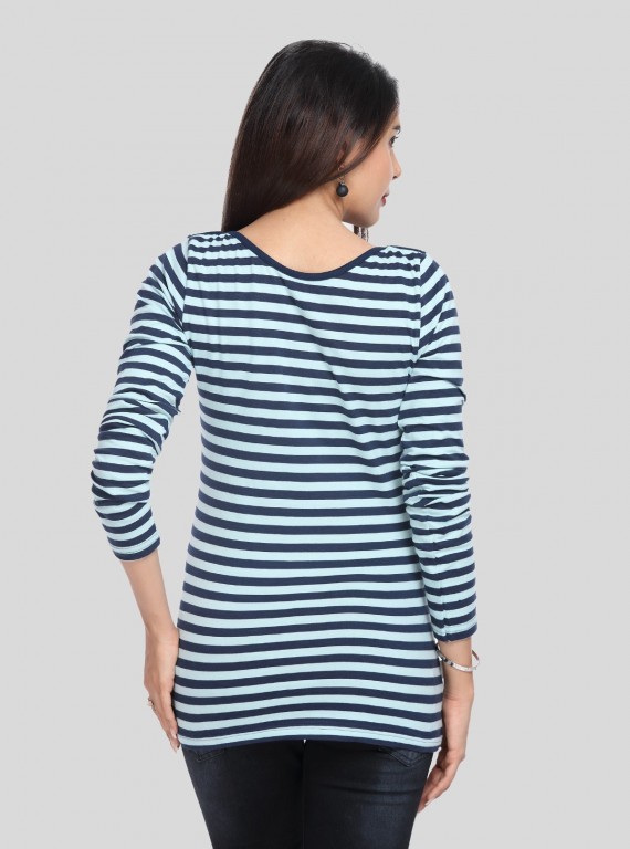 Stripped Sky Top