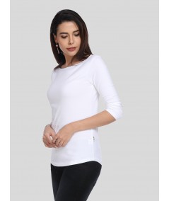 White Long Sleeve Womens Top