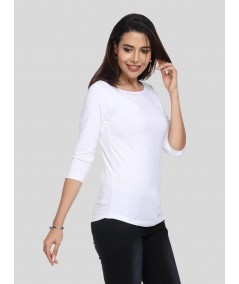 White Long Sleeve Womens Top