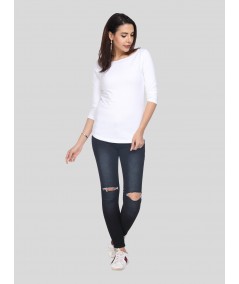 White Long Sleeve Womens Top
