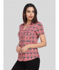 Bug Print Women Shirt