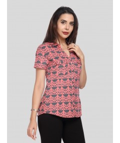 Bug Print Women Shirt
