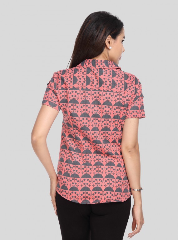 Bug Print Women Shirt
