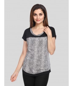 Women's Black Cut & Sew Top – Edgy Urban Fashion by Boer & Fitch