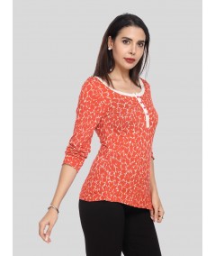 Orange Spread Women's Top