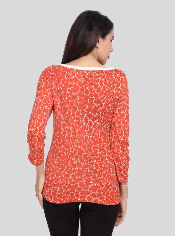 Orange Spread Women's Top