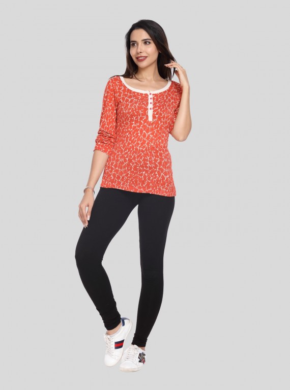 Orange Spread Women's Top