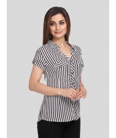 Stripped Women Shirt