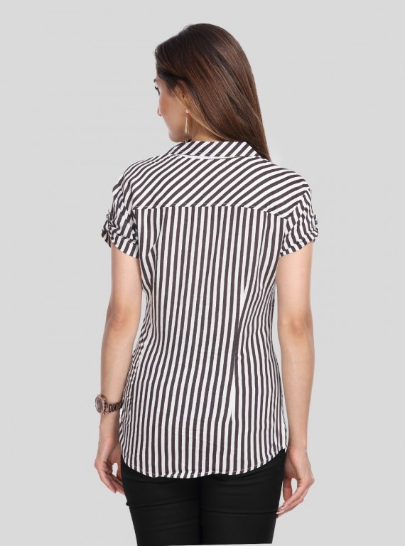 Stripped Women Shirt