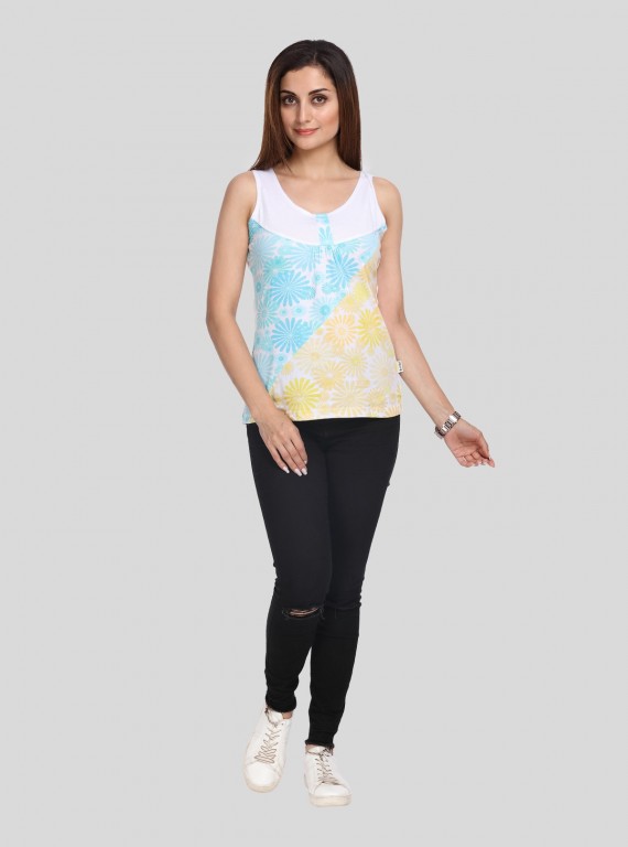 Contrast Fuschia Fleece Set Top