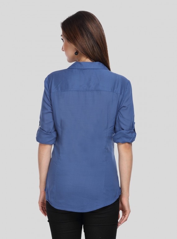 Blue Women Shirt