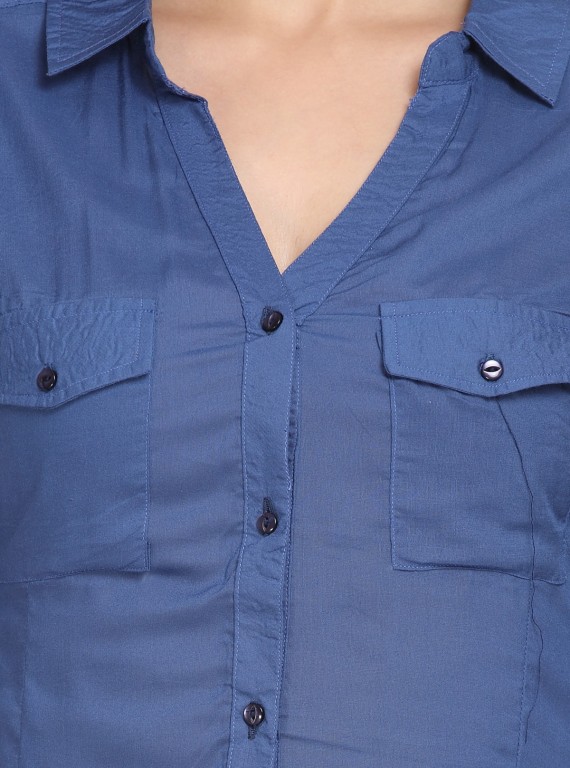 Blue Women Shirt