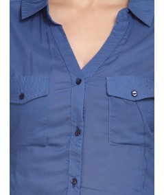 Blue Women Shirt