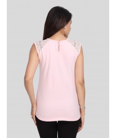 Pink Lace Top