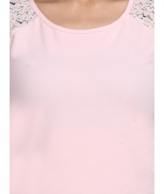 Pink Lace Top