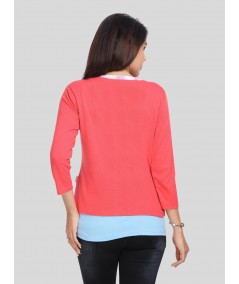 Fuschia Contrast Set Top