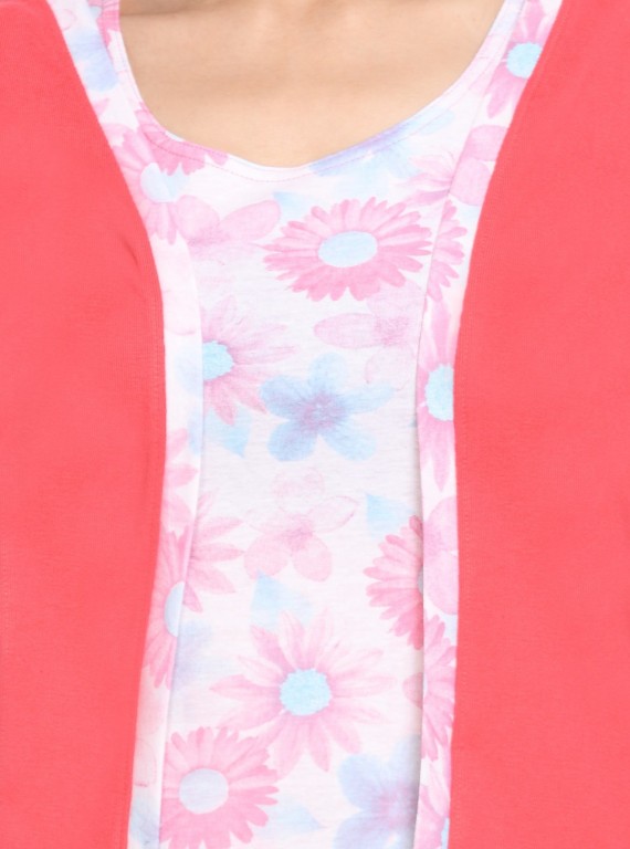 Fuschia Contrast Set Top