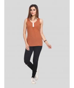 Brown Graphic Print Set Shrug