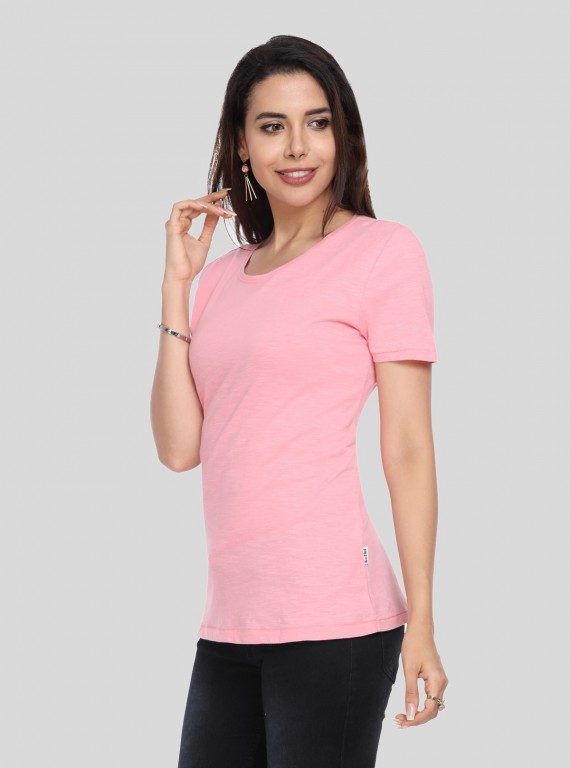 Slub Jersey Short Sleeve - Pink