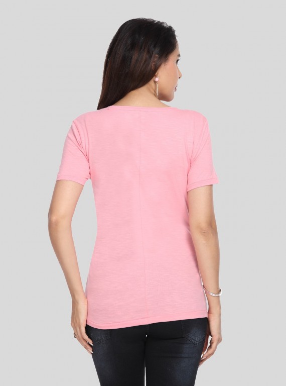 Slub Jersey Short Sleeve - Pink