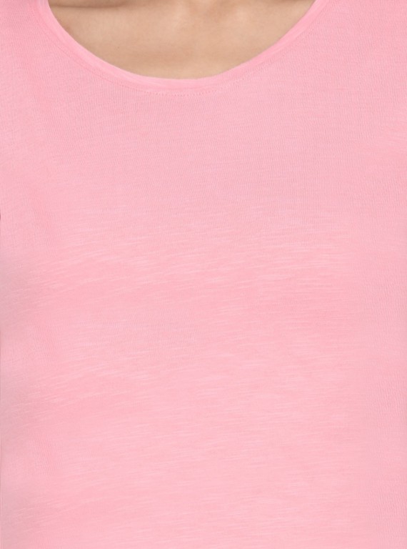 Slub Jersey Short Sleeve - Pink