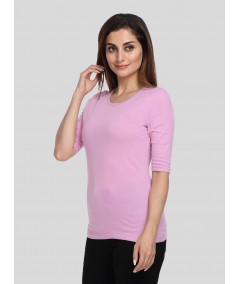 Lilac Half Sleeve TShirt