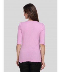 Lilac Half Sleeve TShirt