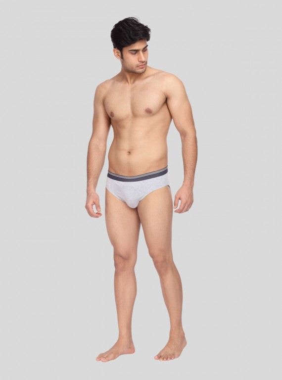 Grey Melange Brief