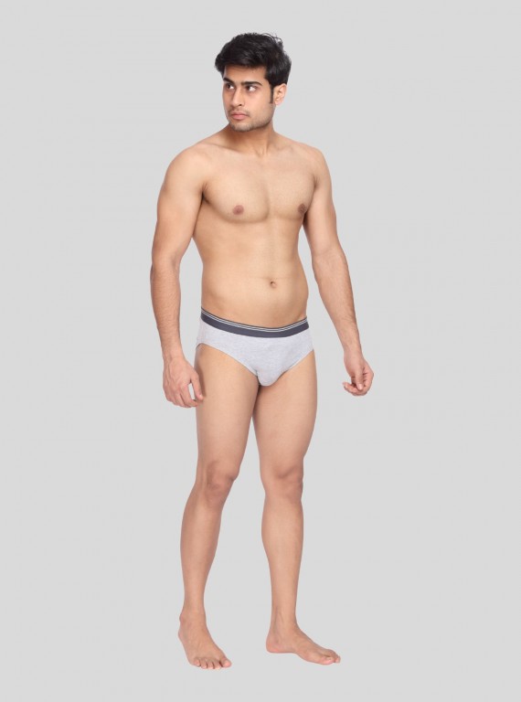 Grey Melange Brief