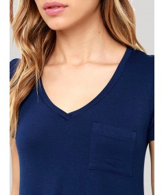 Blue Jersey Dress