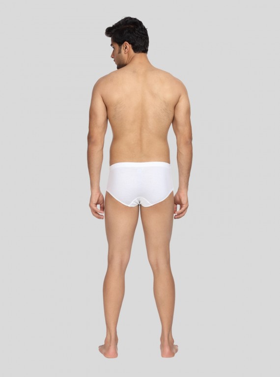 White jersey Brief