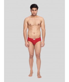 Men’s Red Cotton Briefs – Pack of 2 | Soft & Supportive Innerwear