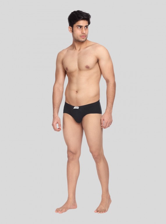 Black jersey Brief