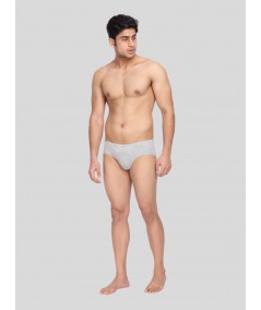 Grey Melange jersey Brief